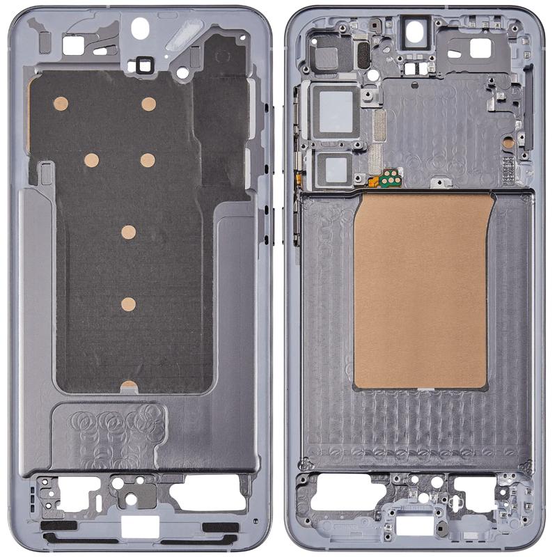 Compra el chasis intermedio Silver Shadow para Samsung Galaxy S25 Plus 5G en Guatemala, ideal para reparaciones y mayoristas.