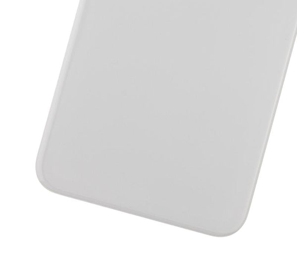 Tapa trasera para iPhone X con adhesivo 3M (Plata, Agujero grande para camara)