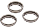 Anillo de bisel cámara trasera iPhone 15 Pro Max Natural Titanium, juego de 3, 10 unidades.