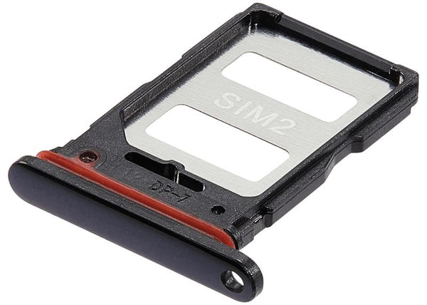 Bandeja SIM en color negro para Xiaomi 12T / 12T Pro disponible en Guatemala para reparaciones telefónicas.