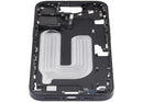 Chasis de marco medio negro para iPhone 16 Plus con botones de encendido y volumen, versión US (A3082, A3289).