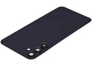 Tapa trasera Brave Black para Samsung Galaxy A15 5G (A156) con lente de cámara, repuesto original.