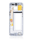 Marco medio para Samsung Galaxy S8 Plus con pequeñas piezas (Plata Artica)