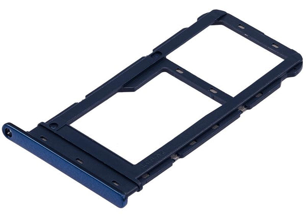 Bandeja de tarjeta SIM azul Capri para Motorola Moto G8 disponible en Guatemala, contáctanos para reparaciones y repuestos.