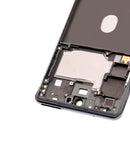Pantalla OLED con marco para Samsung Galaxy S20 FE 4G / 5G (Original Usado: Grado A) (Cloud Navy)