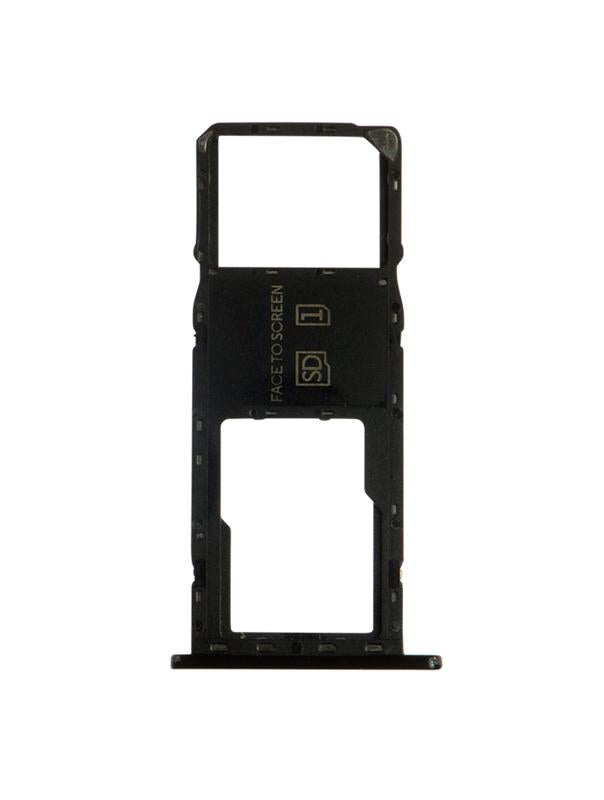 Bandeja para tarjeta SIM para Motorola Moto G7 Power (XT1955 / 2019) (Version internacional) (Negro ceramico)