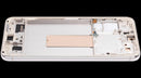 Pantalla OLED (120Hz) con marco color crema para Samsung Galaxy S23 Plus (SM-S916B) para reparación de pantalla rota.