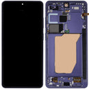 Pantalla completa Samsung Galaxy S26 Ultra 5G Cobalt Violet con marco, display y LCD para reparación de pantalla rota.
