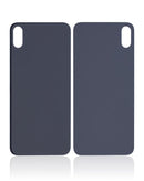 Tapa trasera con adhesivo 3M para iPhone XS Max (Orificio grande para camara) (Gris Espacial)