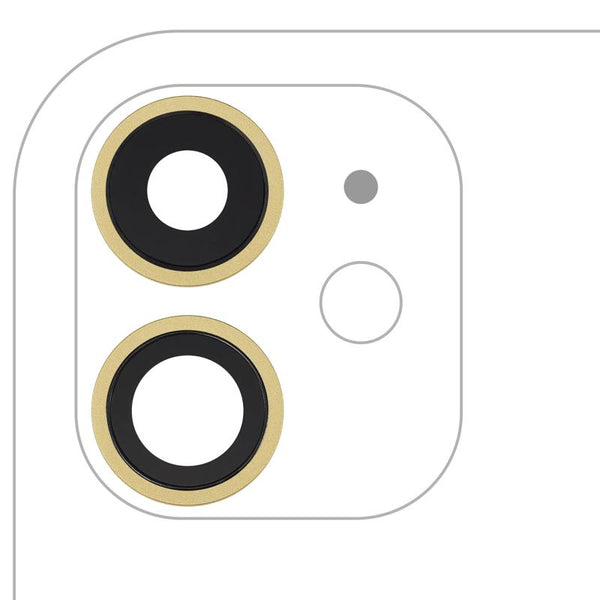 Lente de cámara trasera con soporte y bisel para iPhone 11 en Guatemala, repuestos originales disponibles en mayorista de componentes para reparaciones.