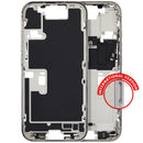 Encuentra el chasis central con botones para iPhone 16 Pro en Guatemala, ideal para reparaciones en talleres especializados.