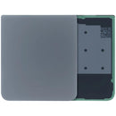 Tapa trasera de cristal gris para Samsung Galaxy Z Flip 3 5G, repuesto original SM-F711.