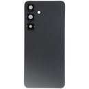 Tapa trasera de vidrio Blue Black para Samsung Galaxy S25 Plus 5G con lente de cámara. Repuesto original.