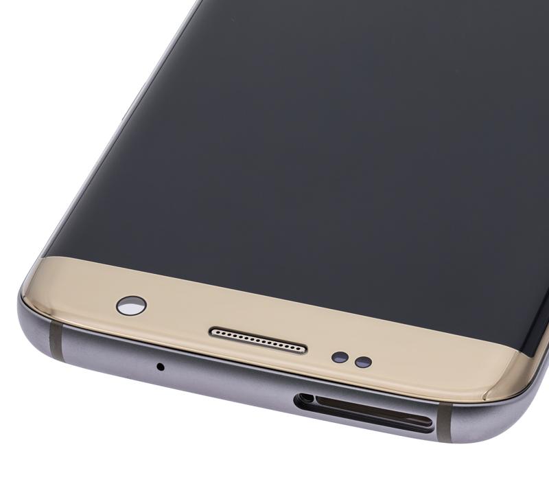 Pantalla OLED con marco para Samsung Galaxy S7 Edge (G935F) (Reacondicionado) Oro Platino