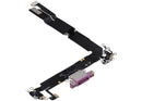 Puerto de carga USB-C rosa para iPhone 16 Plus, flex usado original, ideal reparación A2XXXS.