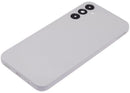 Tapa trasera plateada para Samsung Galaxy A14 4G (A145) con lente de cámara, repuesto Aftermarket Plus.