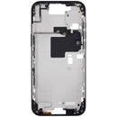 Chasis medio negro titanio para iPhone 16 Pro Max (US) con botones de encendido y volumen, repuesto A3212.