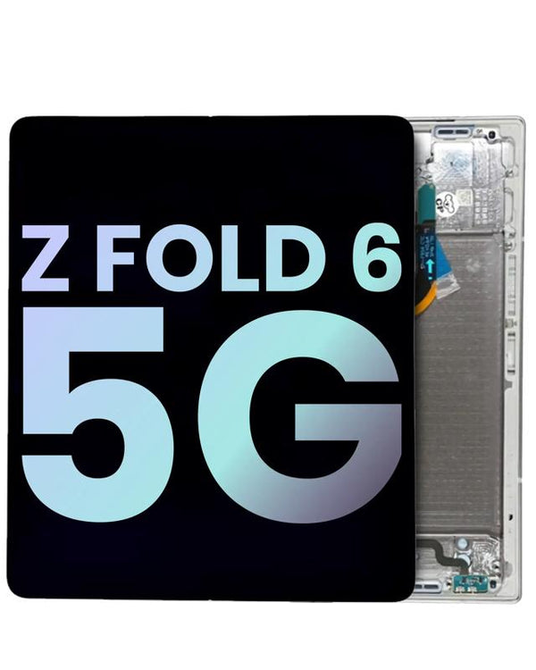 Reemplazo de pantalla interna OLED con marco para Samsung Galaxy Z Fold 6 5G en Guatemala, servicio mayorista de reparaciones con componentes originales Samsung.