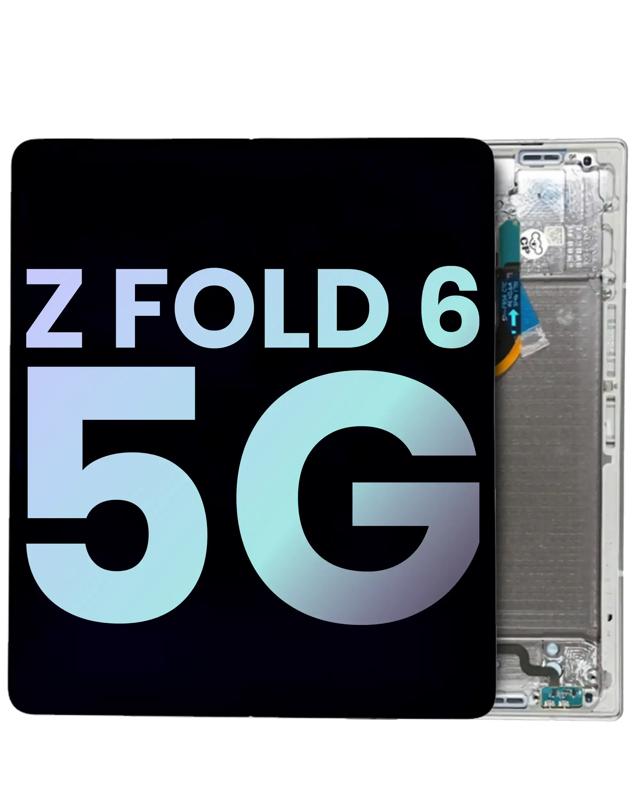Reemplazo de pantalla interna OLED con marco para Samsung Galaxy Z Fold 6 5G en Guatemala, servicio mayorista de reparaciones con componentes originales Samsung.