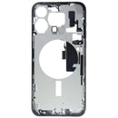 Chasis medio titanio blanco usado para iPhone 15 Pro Max, con puerto de carga, A2849, repuesto.