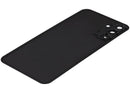 Tapa trasera Brave Black para Samsung Galaxy A15 5G (A156) con lente de cámara, repuesto original.