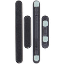 Botones laterales negros para Samsung Galaxy A36 5G (SM-A366B, SM-A366E), repuesto de encendido y volumen.