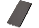 Pantalla OLED con marco para Samsung Galaxy S21 Ultra 5G en color Phantom Silver, pieza de repuesto para reparación.