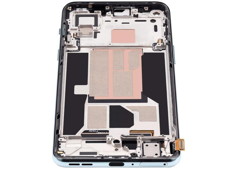 Compra la pantalla OLED con marco para OnePlus Nord 2 5G en Guatemala, disponible en color Blue Haze.
