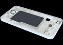 Marco medio original azul hielo para Samsung Galaxy A35 5G SM-A356, repuesto de chasis, service pack.