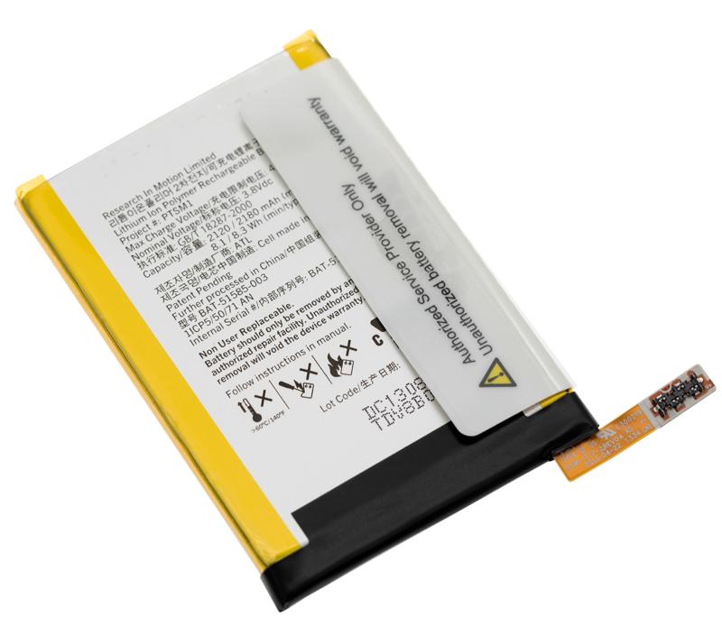Batería de reemplazo garantizada para BlackBerry Q5 disponible en mayoristas de repuestos en Guatemala.