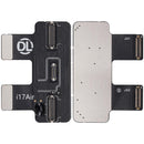 Cable tester DL400 Pro flex para iPhone Air con tarjeta EDP pequeña, ideal para reparación de pantalla.