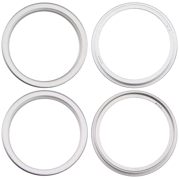 Compra online el conjunto de 2 piezas del anillo bisel de cámara trasera blanco para iPhone 16 / 16 Plus en Guatemala.