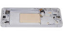 Pantalla OLED blanca refurbished con marco para Samsung Galaxy S26 5G, lista para reemplazo de display.