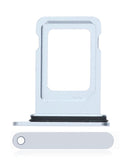 Bandeja SIM original Starlight para iPhone 14 / 14 Plus (A2632, A2881), repuesto Apple service pack.