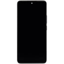 Pantalla OLED refurbished con marco para Xiaomi 14T Titan Black, repuesto de display para reparación.
