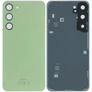 Tapa trasera original Samsung Galaxy S23 Plus color lima, Service Pack, para reparación SM-S916B.