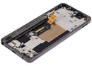 Pantalla OLED refurbished Motorola Moto G Stylus 5G (XT2619/2026) Coal Smoke con marco, para reparación de display.