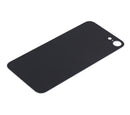 Tapa trasera para iPhone 8 / SE (2020) con adhesivo 3M (Sin logo / Orificio de camara grande) (Plata)