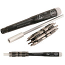 Set de puntas de precisión Wiha ESD Safe para reparación de electrónica, smartphones y PCB.