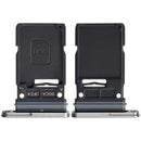 Bandeja SIM sencilla gris para Samsung Galaxy S25 FE 5G (SM-S731B), repuesto original.
