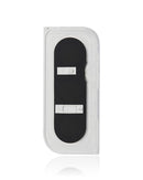Lente de camara trasera con aro de bisel para Samsung Galaxy S21 5G (Blanco Phantom)