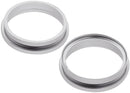 Set de 10 anillos biselados blancos para cámara trasera de iPhone 17, repuesto de lente.