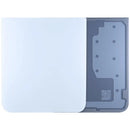 Tapa trasera inferior original blanca para Samsung Galaxy Z Flip 7 FE 5G (SM-F761B), repuesto de cristal.