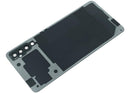 Tapa trasera original negra para Samsung Galaxy A7 (A750 / 2018) con lente de cámara, repuesto para reparación.