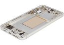 Pantalla OLED Amber Yellow para Samsung Galaxy S24 Plus 5G con marco, lista para reparación.