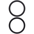 Anillo bisel negro para la cámara trasera de iPhone 16e o 17e, repuesto esencial para lente.