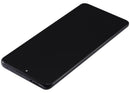 Pantalla LCD refurbished negra para Honor 50 SE (2021) con marco, ideal para reparación de display roto.
