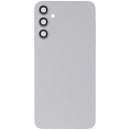Tapa trasera plateada para Samsung Galaxy A34 5G (SM-A346B) con lente de cámara, repuesto aftermarket.