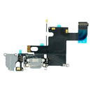 Puerto de carga iPhone 6 Silver, flex cable de reparación A1522, A1524, A1549 con garantía.