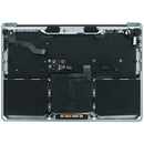 Tapa superior Space Gray para MacBook Pro 13 A2338 M2 con teclado ANSI US, batería y trackpad. Repuesto OEM.